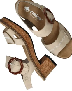 Rieker Sandalettes Beige Dames
