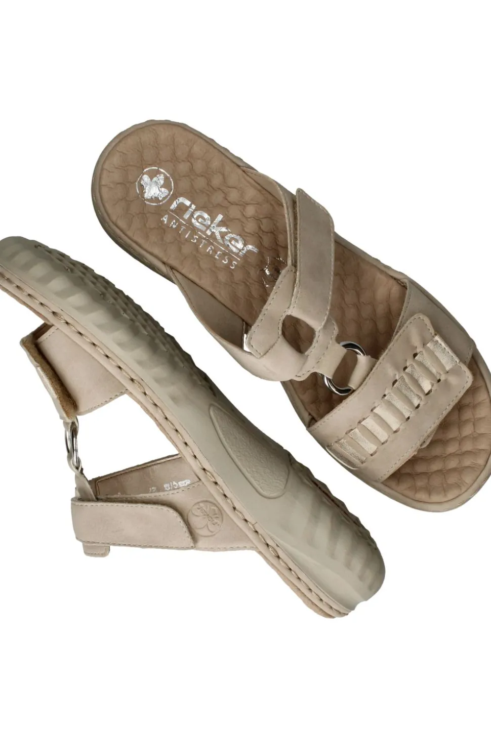 Rieker Slippers Beige Dames