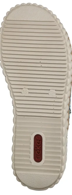 Rieker Slippers Blauw Dames