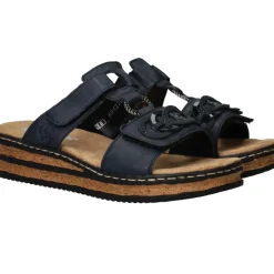 Rieker Slippers Blauw Dames