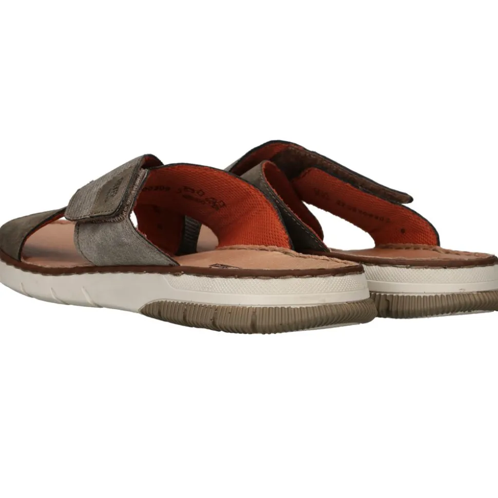 Rieker Slippers Grijs Heren