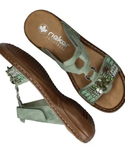 Rieker Slippers Groen Dames