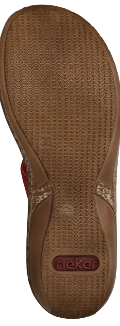 Rieker Slippers Rood Dames