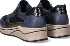 Rieker Sneakers Blauw Dames