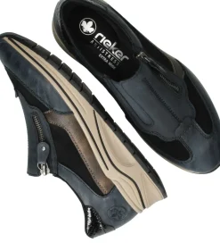 Rieker Sneakers Blauw Dames