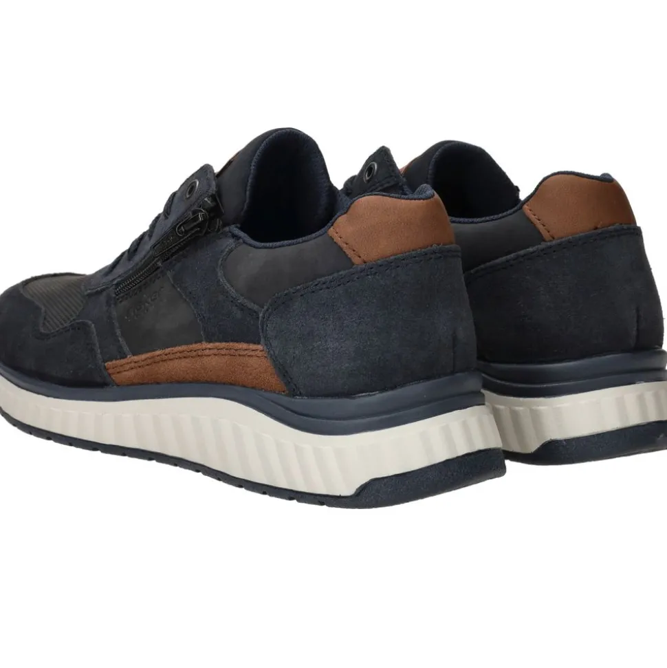 Rieker Sneakers Blauw Heren
