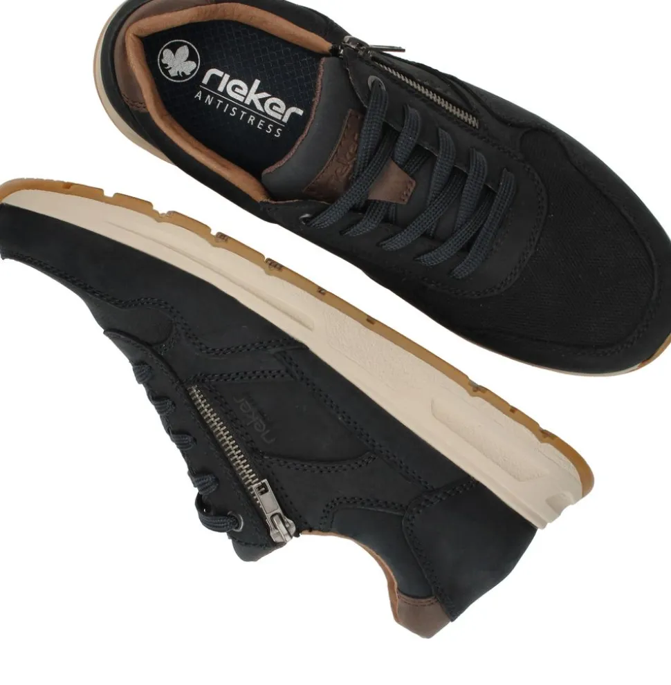 Rieker Sneakers Blauw Heren
