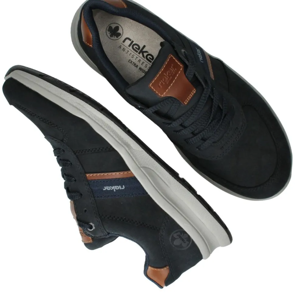 Rieker Sneakers Blauw Heren
