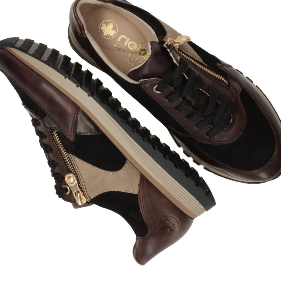 Rieker Sneakers Bruin Dames