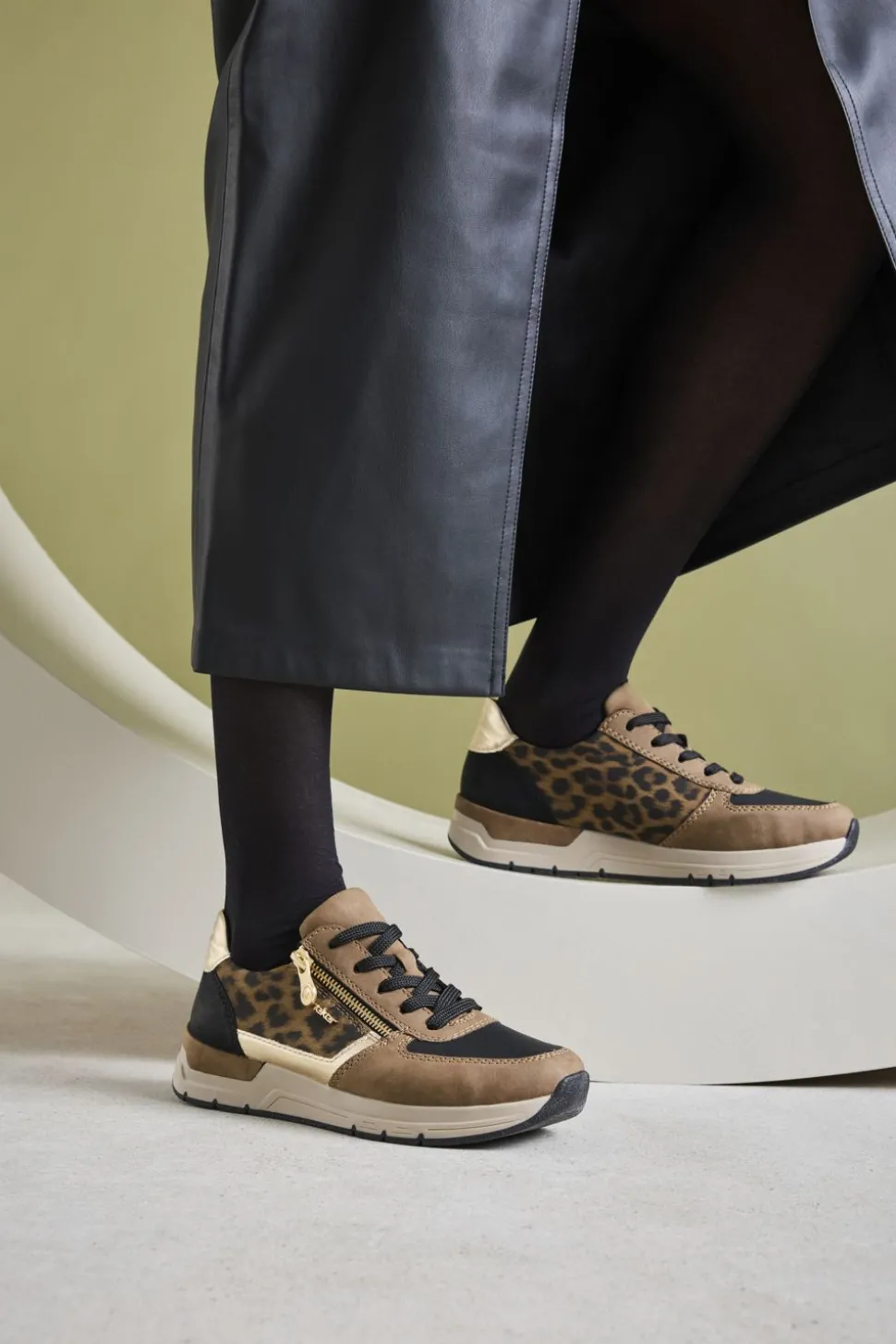 Rieker Sneakers Bruin Dames