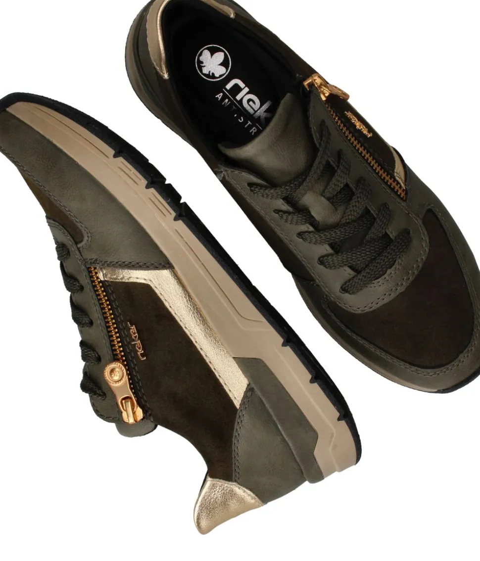 Rieker Sneakers Groen Dames