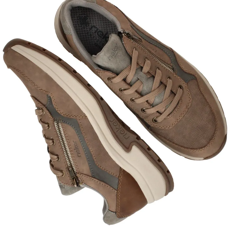 Rieker Sneakers Taupe Heren