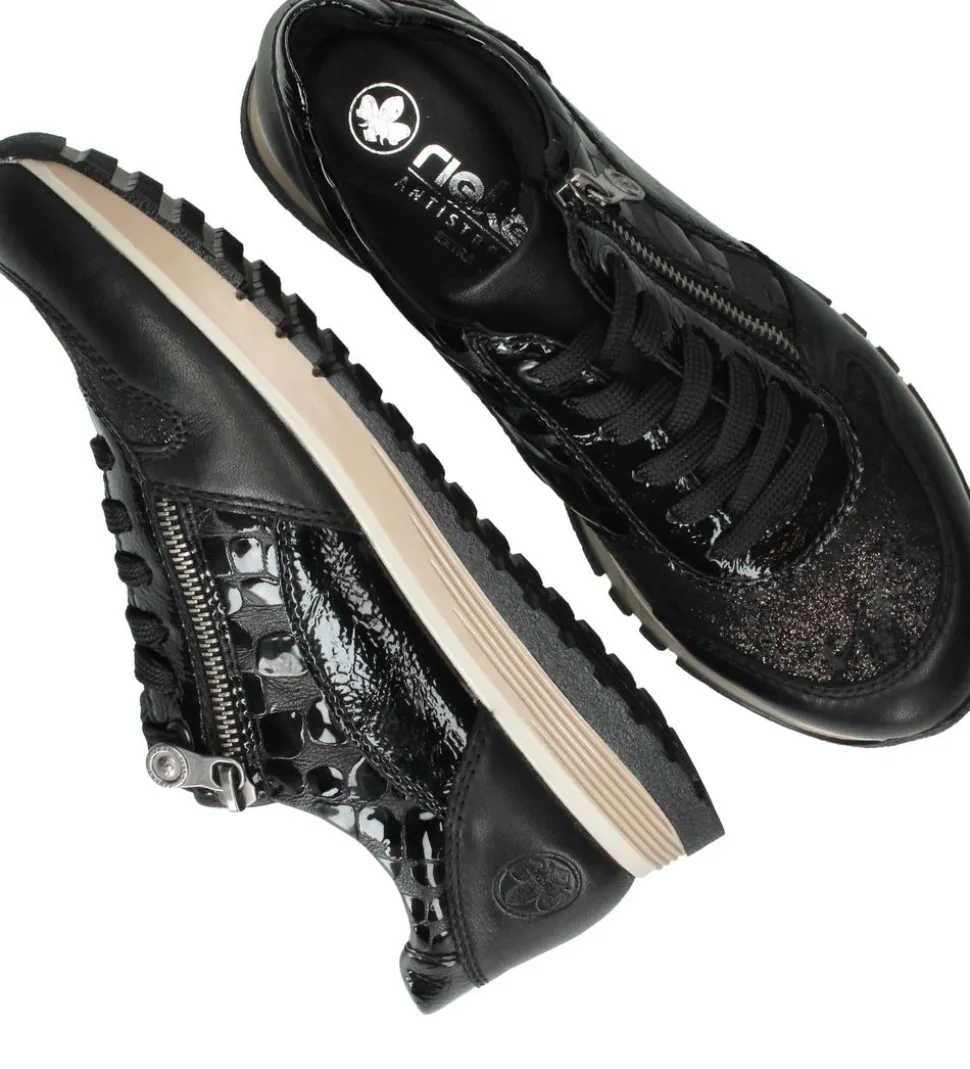 Rieker Sneakers Zwart Dames