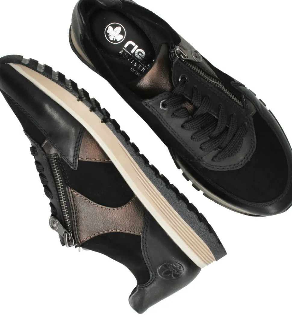 Rieker Sneakers Zwart Dames