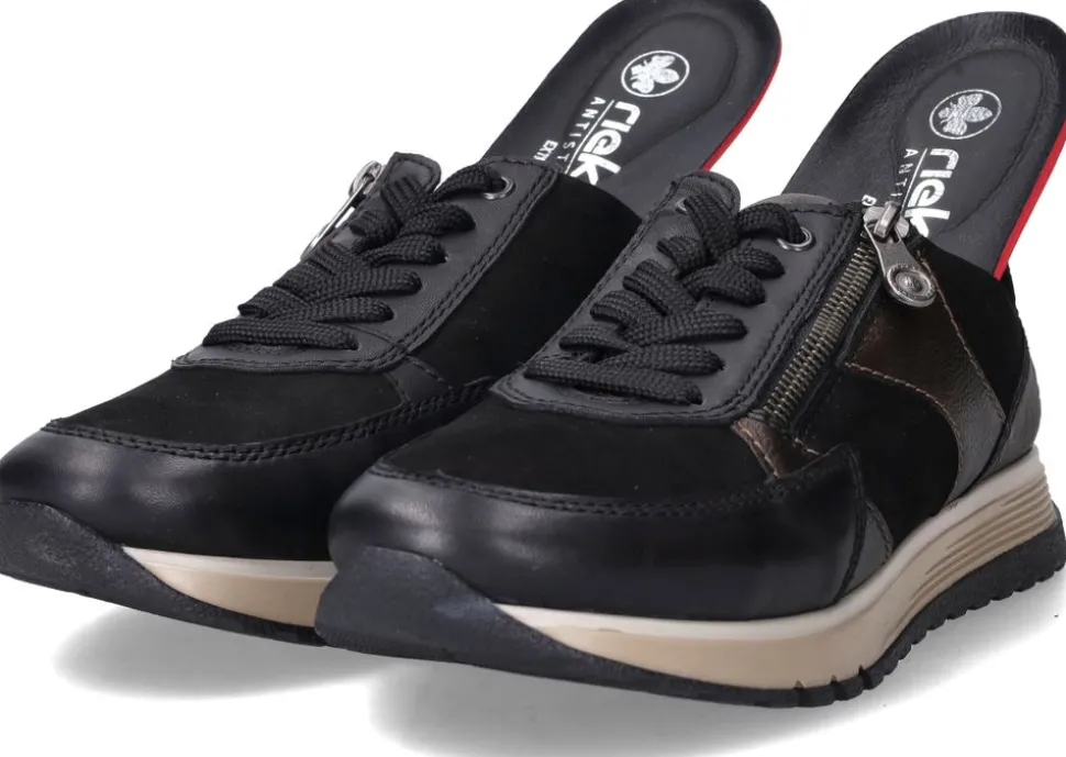 Rieker Sneakers Zwart Dames
