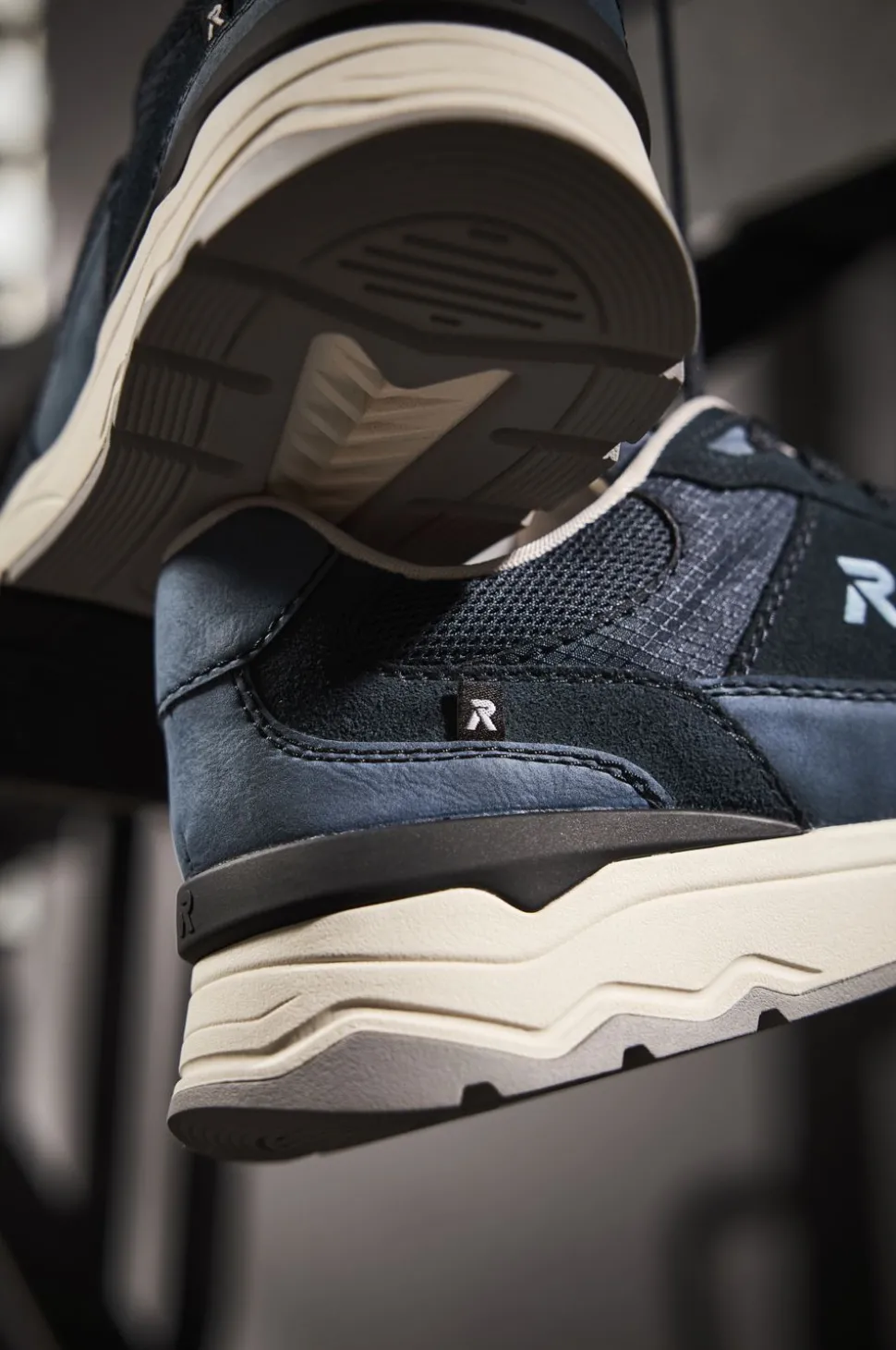 Rieker Sport Sneakers Blauw Heren