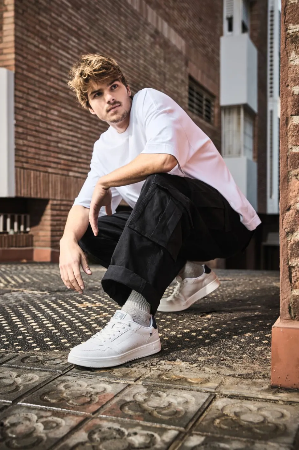 Rieker Sport Sneakers Wit Heren