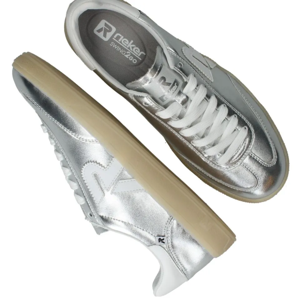 Rieker Sport Sneakers Zilver Dames
