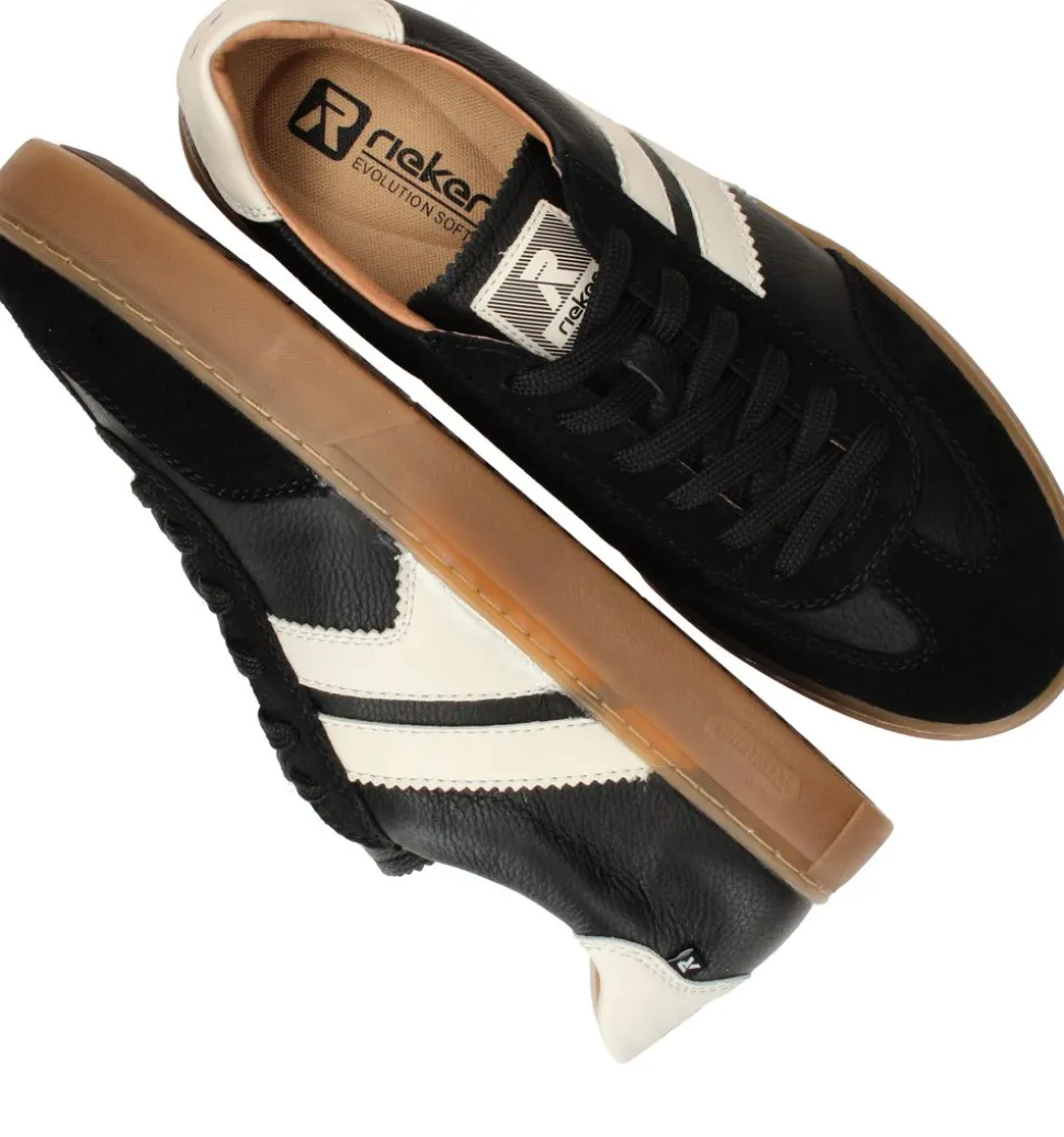 Rieker Sport Sneakers Zwart Heren