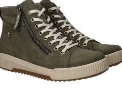 Rieker Sport Veterboots Groen Dames