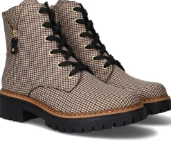 Rieker Veterboots Beige Dames