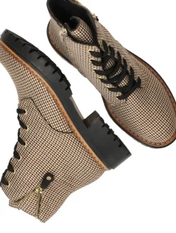 Rieker Veterboots Beige Dames