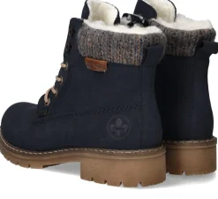 Rieker Veterboots Blauw Dames
