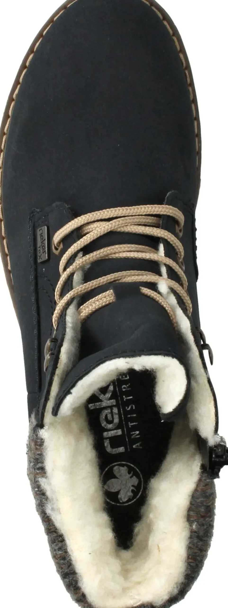 Rieker Veterboots Blauw Dames