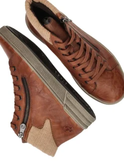 Rieker Veterboots Bruin Dames