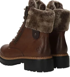 Rieker Veterboots Bruin Dames