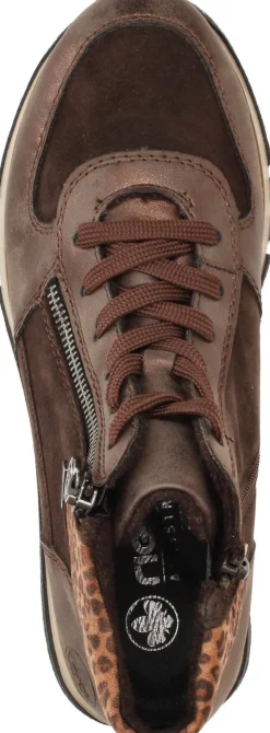 Rieker Veterboots Bruin Dames
