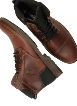 Rieker Veterboots Cognac Heren