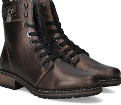 Rieker Veterboots Goud Dames