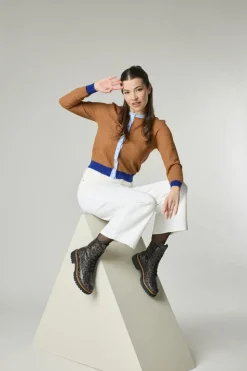 Rieker Veterboots Grijs Dames