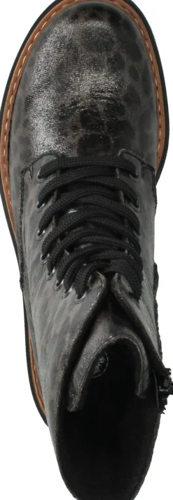 Rieker Veterboots Grijs Dames