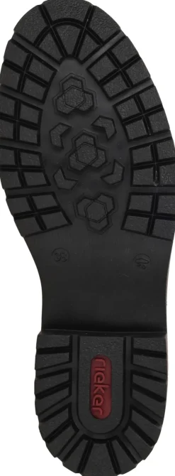 Rieker Veterboots Rood Dames