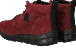 Rieker Veterboots Rood Dames