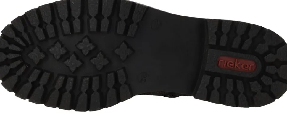 Rieker Veterboots Zwart Dames
