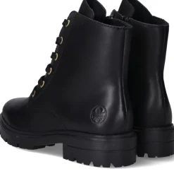 Rieker Veterboots Zwart Dames