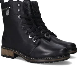 Rieker Veterboots Zwart Dames