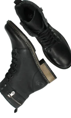 Rieker Veterboots Zwart Dames