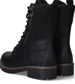 Rieker Veterboots Zwart Dames