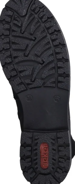 Rieker Veterboots Zwart Dames