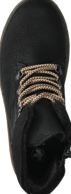 Rieker Veterboots Zwart Dames