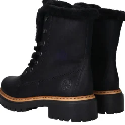 Rieker Veterboots Zwart Dames