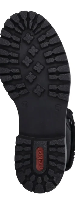 Rieker Veterboots Zwart Dames