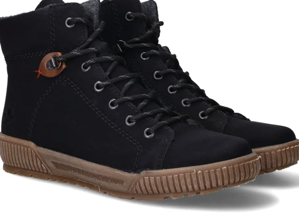 Rieker Veterschoenen Zwart Dames