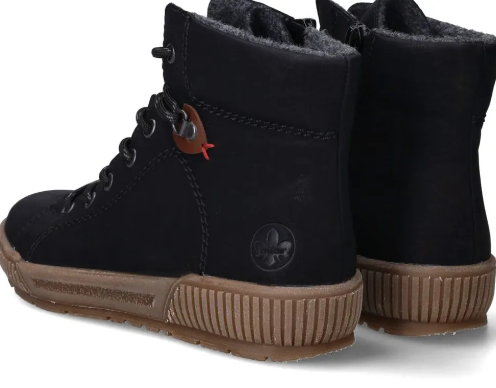 Rieker Veterschoenen Zwart Dames