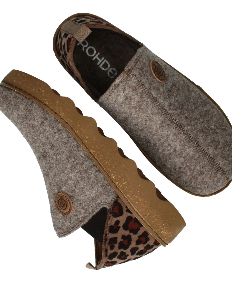 Rohde Pantoffels Beige Dames