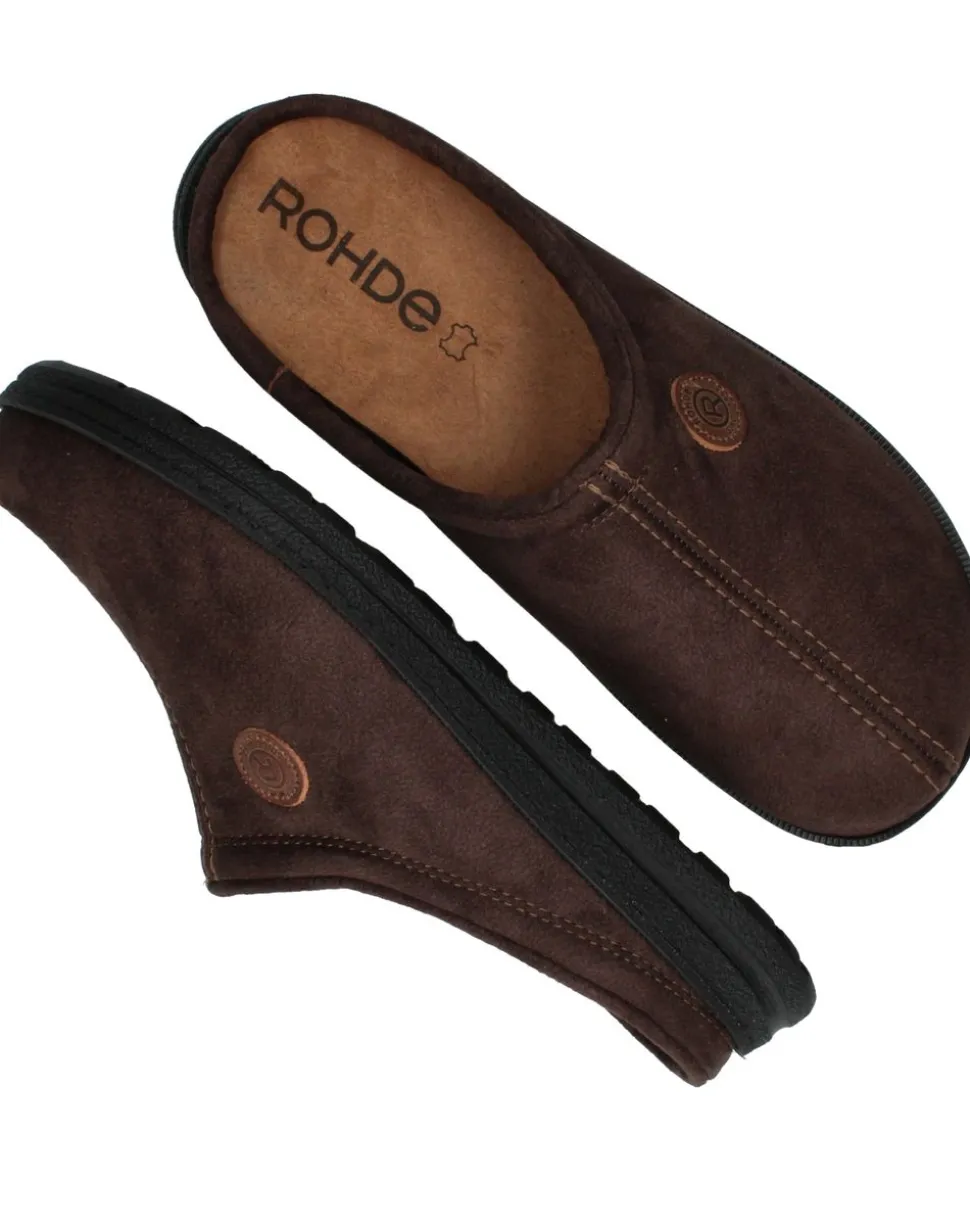 Rohde Pantoffels Bruin Heren